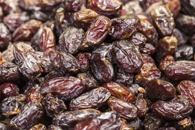Mature Dates on the Store Counter Stock Image Image of market, food