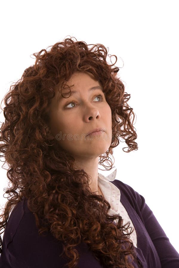 Mature redhead stock image. Image of curls, women, woman 7157495