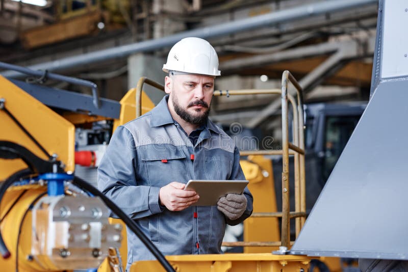 Mature Serious Engineer or Quality Control Manager of Industrial Plant