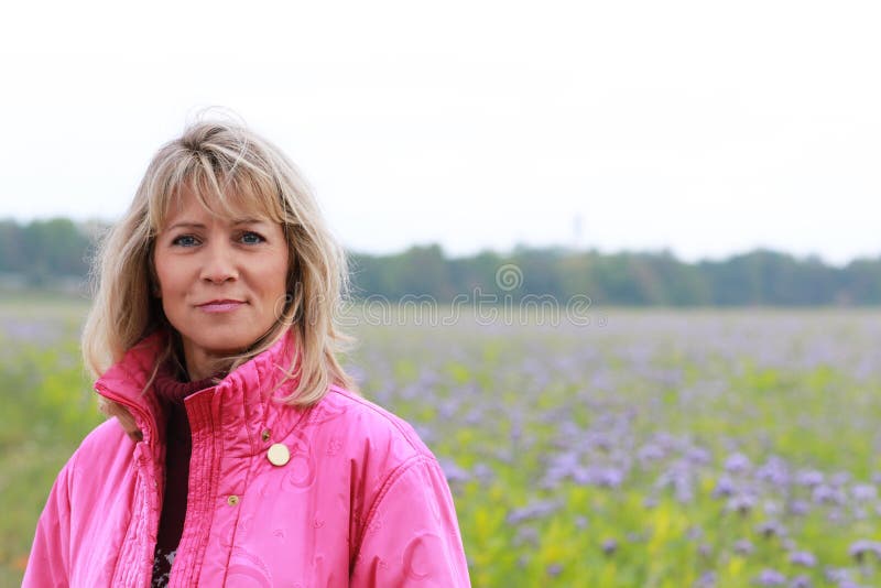Download Mature woman in autumn stock image. Image of nature, menopause - 99928071