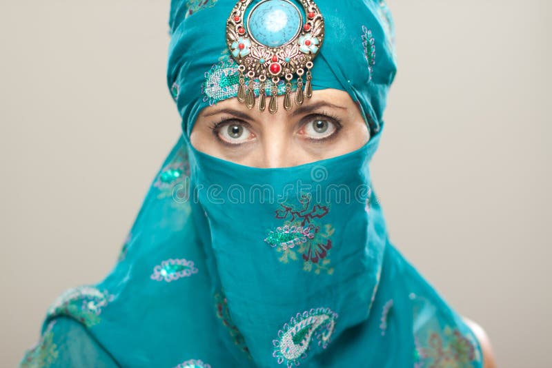 Mature woman in Burqa