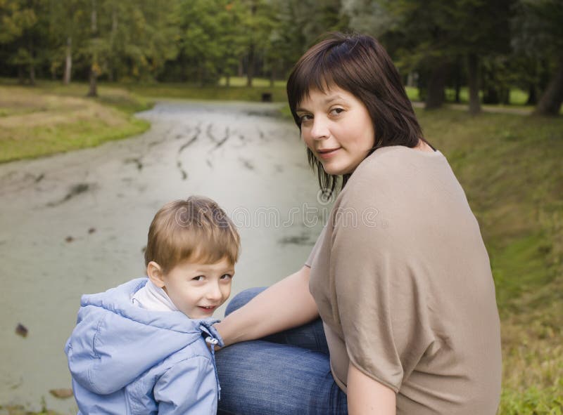 Mature Woman With Boy