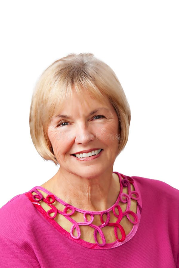 Mature woman portrait royalty free stock photos