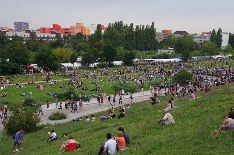 Mauerpark Berlín fotos de archivo Mauerpark Berlín fotos de archivo
