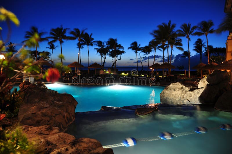Maui beach resort stock images Maui beach resort stock images