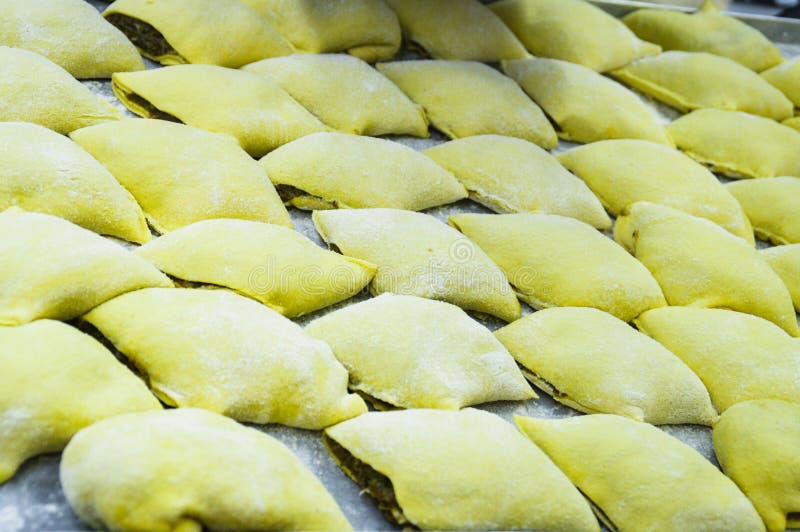 Maultaschen tradicional fotos de stock royalty free Maultaschen tradicional fotos de stock royalty free