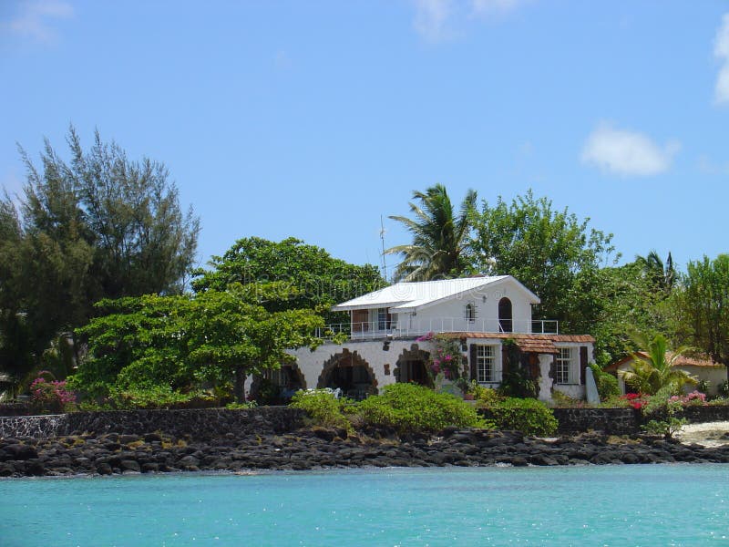 Mauritian house stock image. Image of architecture, mauritius 41172383