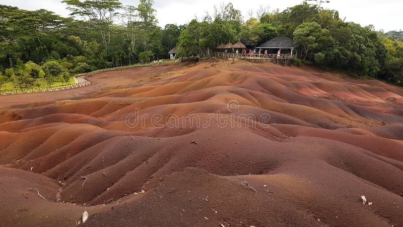 Mauritius, la terra di Chamarel colorata 7 fotografia stock Mauritius, la terra di Chamarel colorata 7 fotografia stock