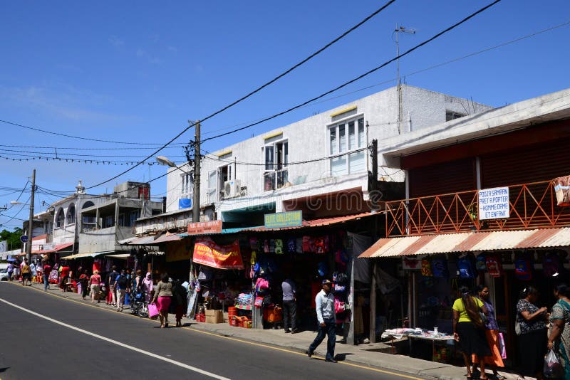 Mauritius, Picturesque Village of Goodlands Editorial Stock Image