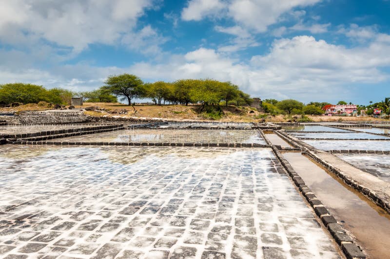 Mauritius Salt Production stock images Mauritius Salt Production stock images
