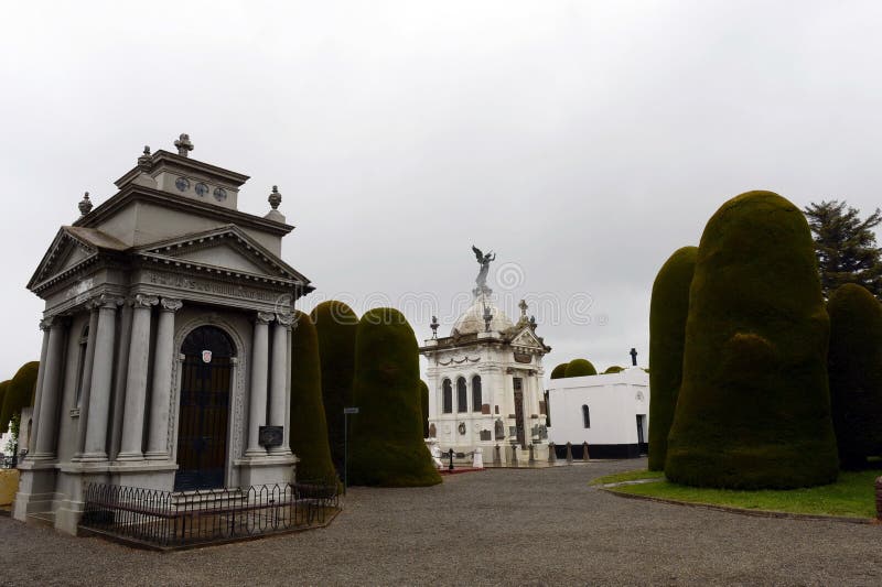 Mausoleo de José Menendez of cementerio municipal Sara Braun. PUNTA ARENAS, CHILE - NOVEMBER 22,2014:Mausoleo de José Menendez of cementerio municipal Sara stock photos Mausoleo de José Menendez of cementerio municipal Sara Braun. PUNTA ARENAS, CHILE - NOVEMBER 22,2014:Mausoleo de José Menendez of cementerio municipal Sara stock photos