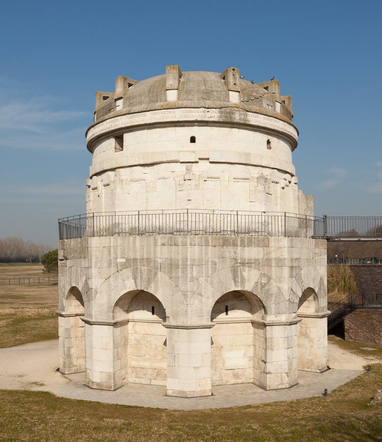 Mausoleo di teoderia fotografia stock libera da diritti