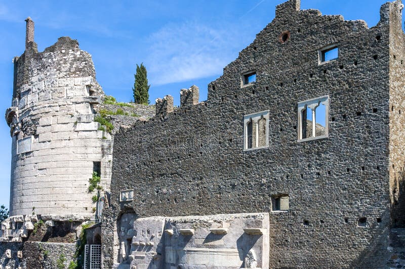 Mausoleum building remains. Cecilia metella mausoleum building remains Via Appia Antica, Rome, Italy stock images Mausoleum building remains. Cecilia metella mausoleum building remains Via Appia Antica, Rome, Italy stock images