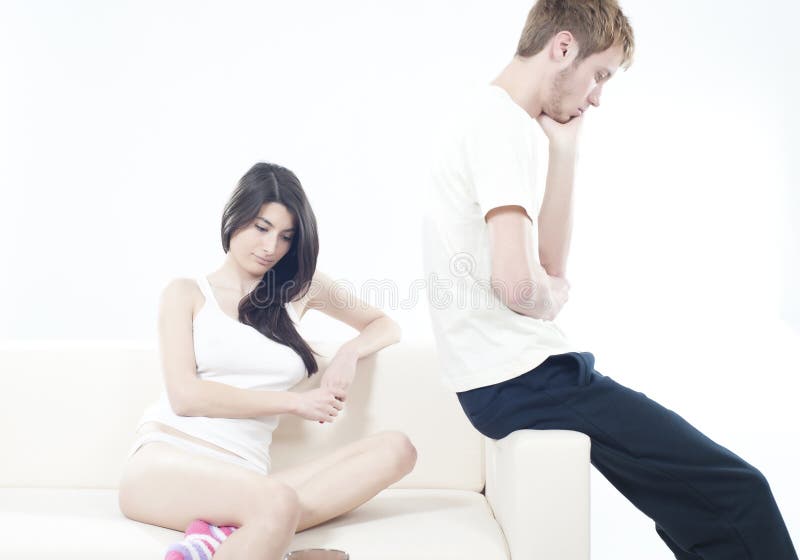Mauvais moments dans les couples photos stock Mauvais moments dans les couples photos stock