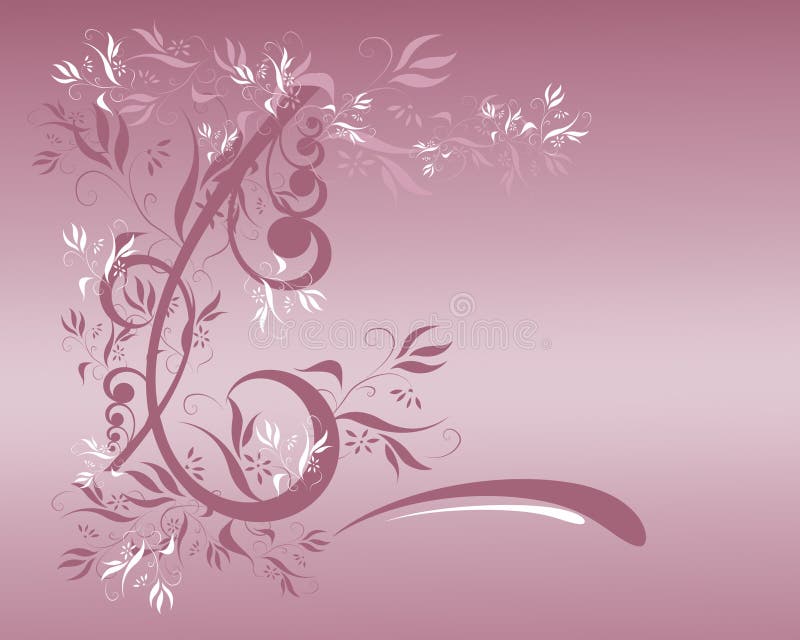 Mauve Floral stock illustration. Illustration of design - 2827116