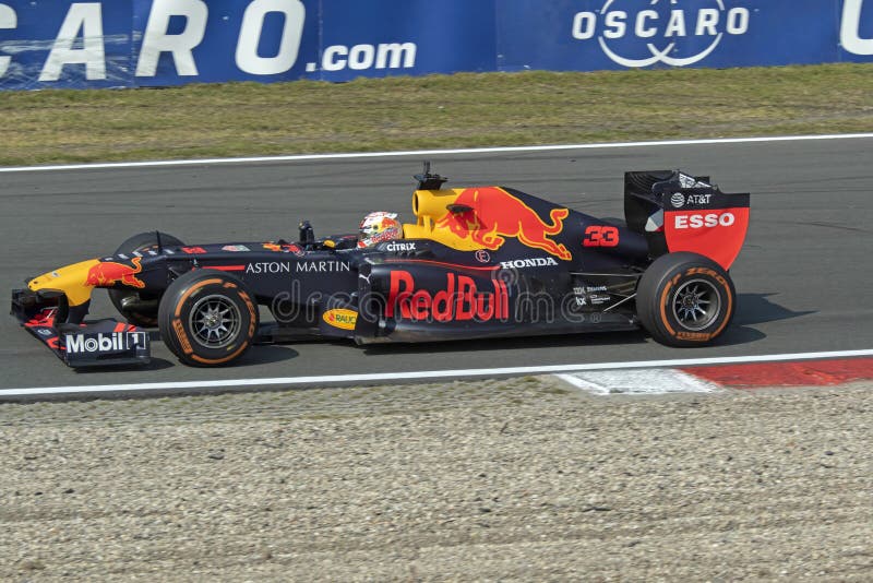 Max verstappen in a formule 1 car on circuit zandvoort stock photography Max verstappen in a formule 1 car on circuit zandvoort stock photography