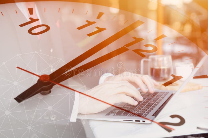 Maximizarea productivității întreprinderilor cu o gestionare eficace a timpului. optimizarea orelor de muncă și a orelor de birou royalty free stock images