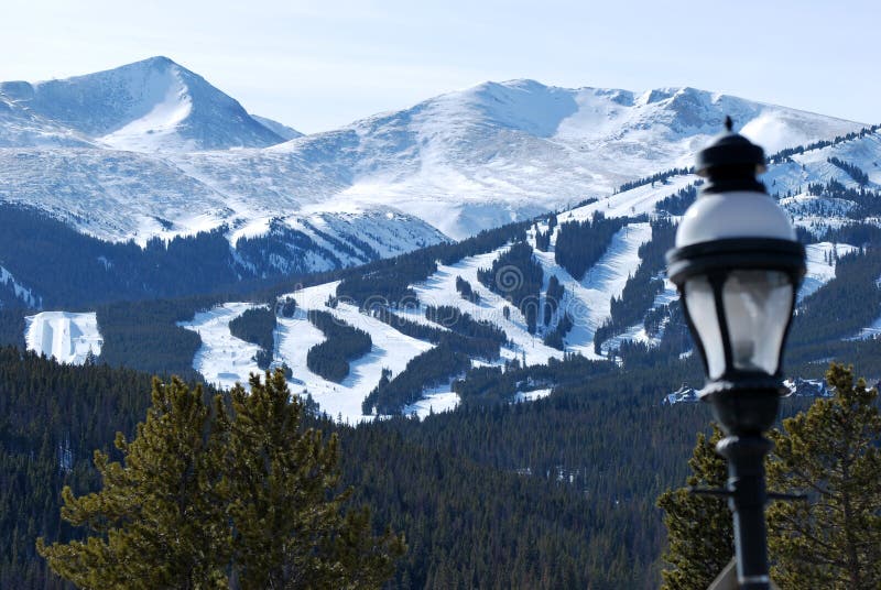 maximumsemesterorten för 7 breckenridge skidar fotografering för bildbyråer maximumsemesterorten för 7 breckenridge skidar fotografering för bildbyråer