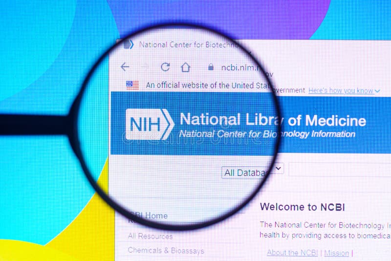 May 22, 2022, Brazil. In this photo illustration the homepage of the National Institutes of Health NIH website seen on a stock photo May 22, 2022, Brazil. In this photo illustration the homepage of the National Institutes of Health NIH website seen on a stock photo