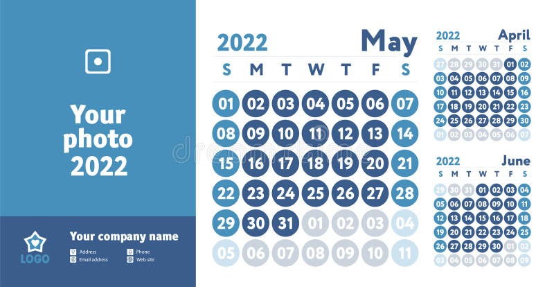 April May 2022 Calendar Background