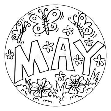 Coloring Pages For The Month Of May Coloring Walls