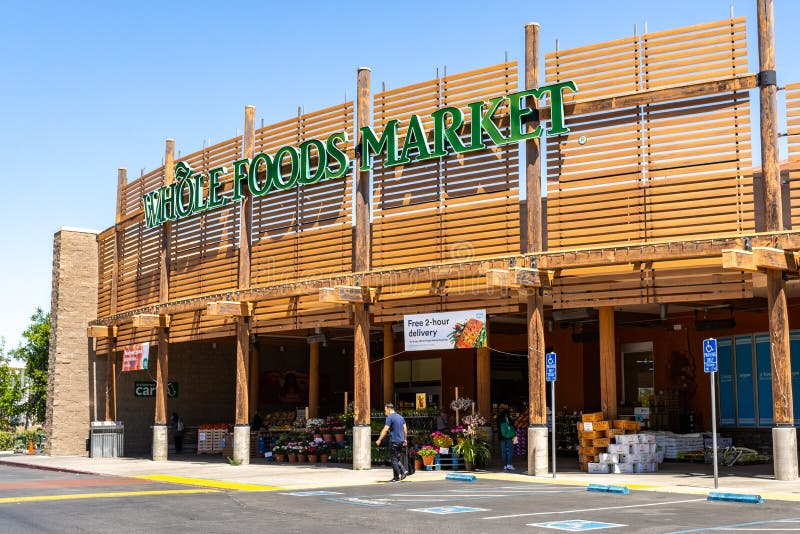 May 2 2019 Cupertino Ca Usa Whole Foods Market Store Located In