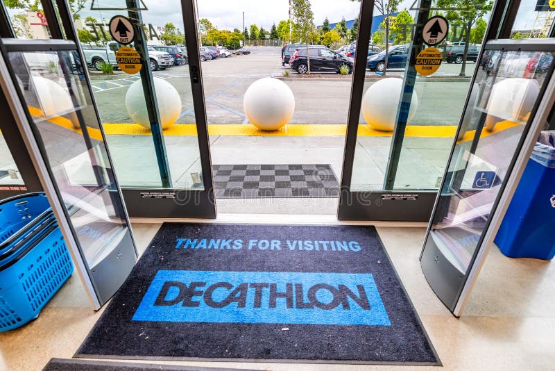 Oct 18, 2019 Emeryville / CA / USA - Close Up of Decathlon Logo on the  Facade of Decathlon Sporting Goods Flagship Store, the Editorial Stock  Photo - Image of firm, flagship: 162476048