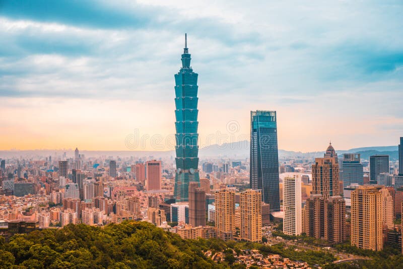 May 4, 2019 :Skyline of Taipei cityscape Taipei 101 building of Taipei financial city ,Taiwan royalty free stock photography May 4, 2019 :Skyline of Taipei cityscape Taipei 101 building of Taipei financial city ,Taiwan royalty free stock photography