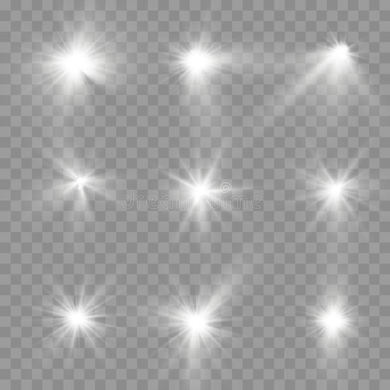 Glow bright star. stock vector. Illustration of design - 196500259