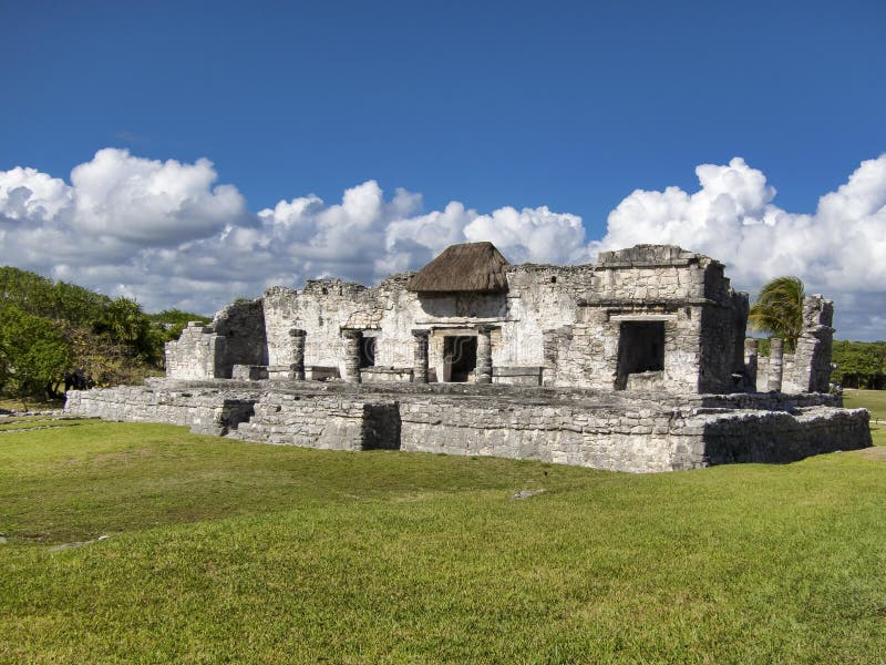 Mayan f?rd?rvar av Tulum - Mexico royaltyfri fotografi Mayan f?rd?rvar av Tulum - Mexico royaltyfri fotografi