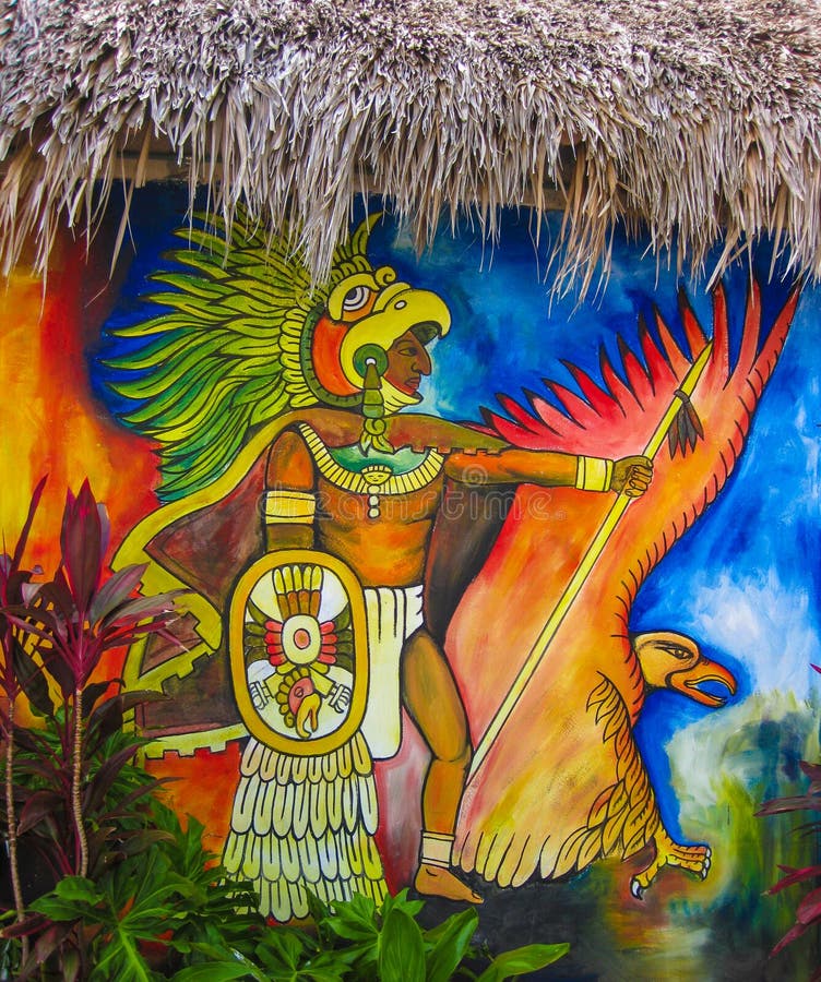 Mayan Mural editorial stock photo. Image of mayan, sale 62702478