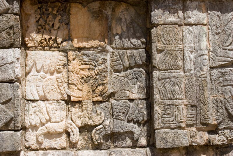 Mayan Relief. Chichen Itza.