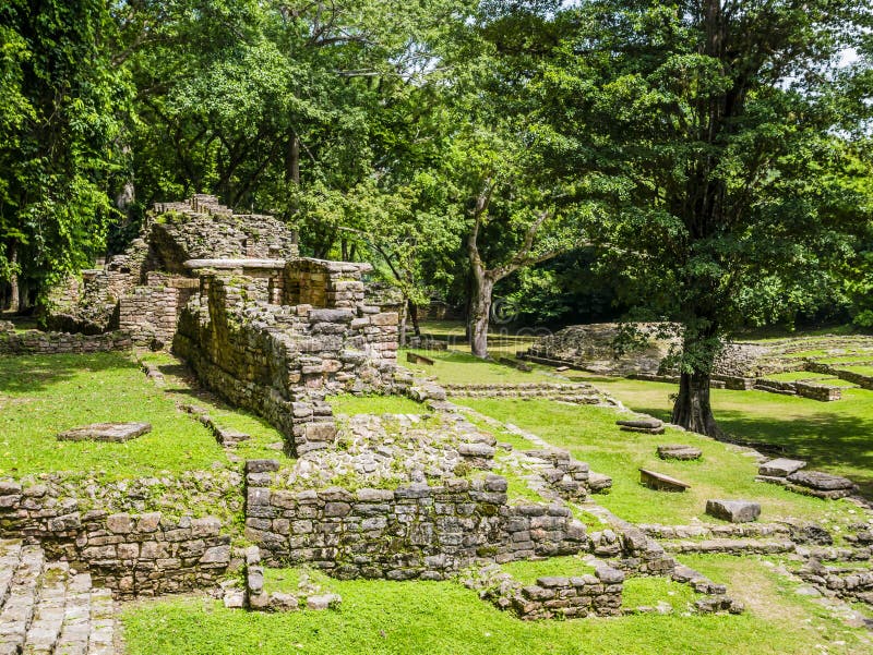 Mayan ruins in Yaxchilan archaeological park, Chiapas, Mexico stock image Mayan ruins in Yaxchilan archaeological park, Chiapas, Mexico stock image