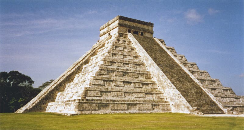 Mayan Temple Pyramid Chichen Itza Mexico