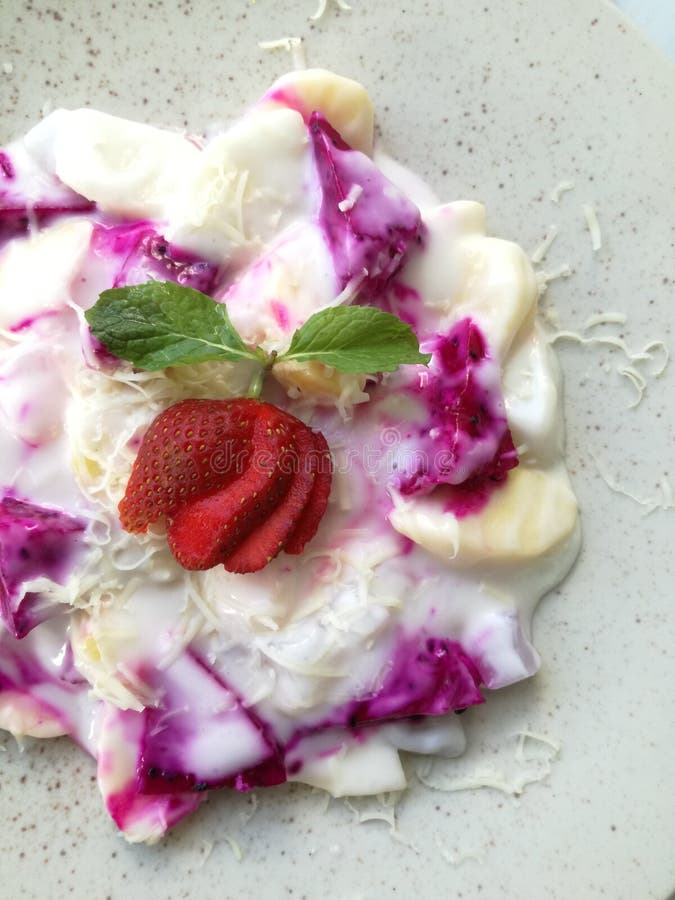 Mayo fruit salad stock photo. Image of greens, assorted 194843792