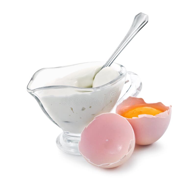 Mayonnaise stock photo. Image of container, broken, glass 18981596