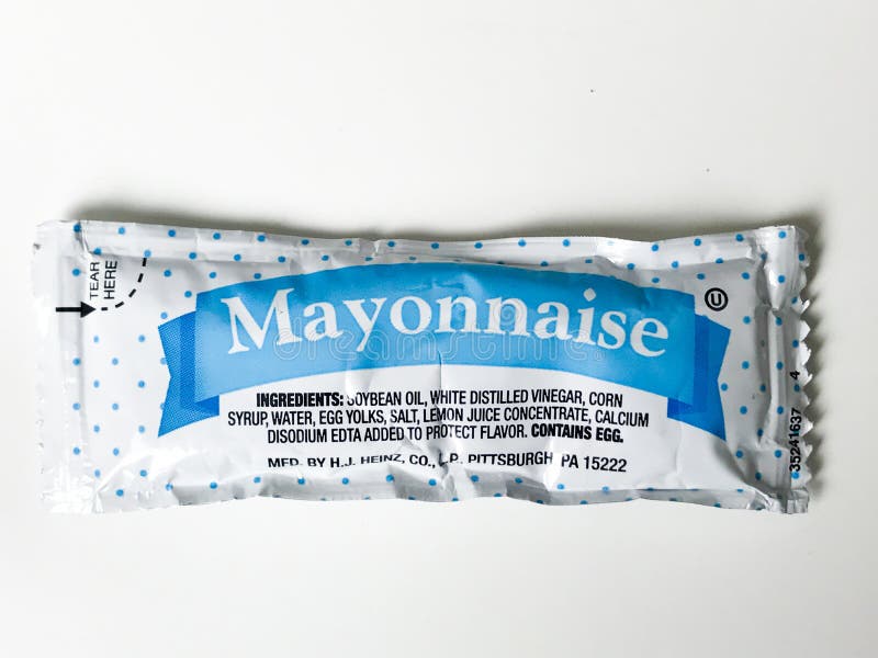 Mayonnaise Condiment Packet