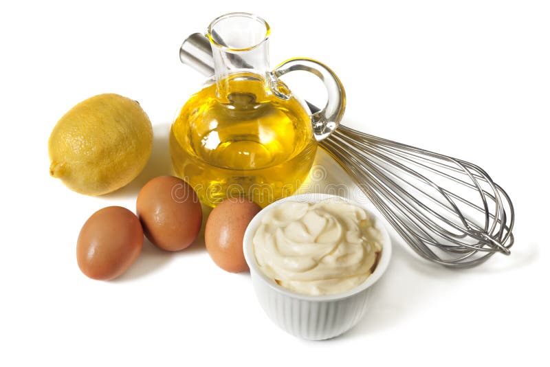 Mayonnaise Ingredients stock photo. Image of isolated 11872300