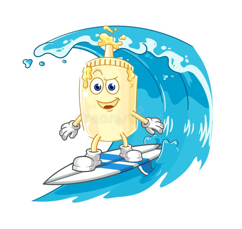 Mayonnaise Surfing Stock Illustrations 3 Mayonnaise Surfing Stock
