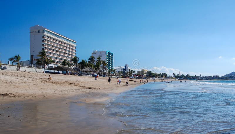 Mazatlan Beach stock image