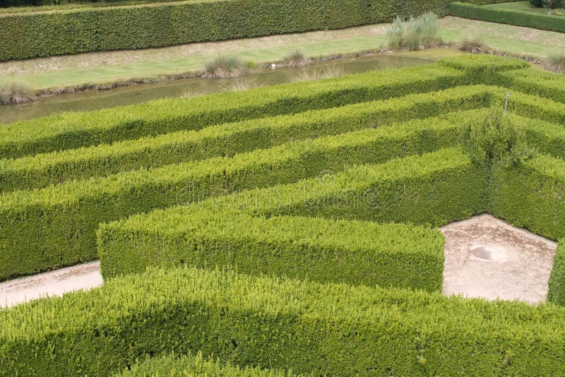 A maze royalty free stock image