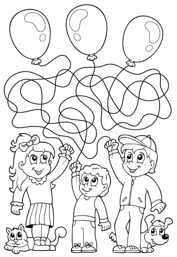 Happy Superhero Kid Kids Flying Isolated Coloring Page Stock Vector ...