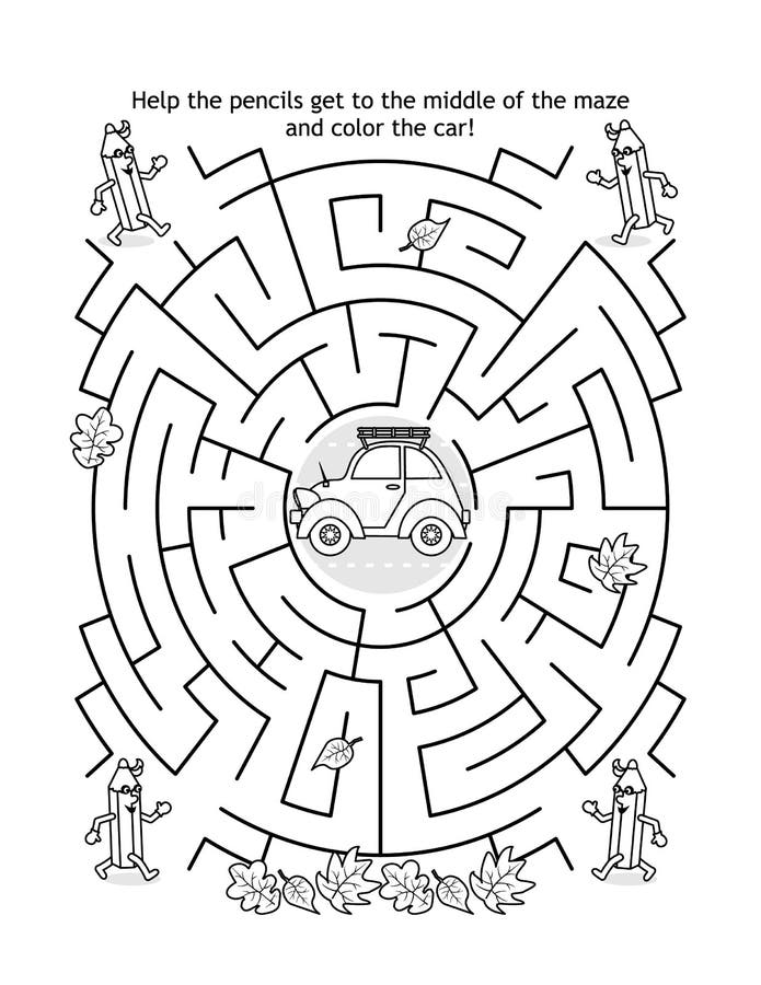 Online Maze Games for Kids and Toddlers: Car