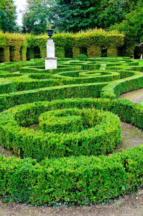 Hedge Maze a stock photo. Image of design, bushes, outside - 3096080