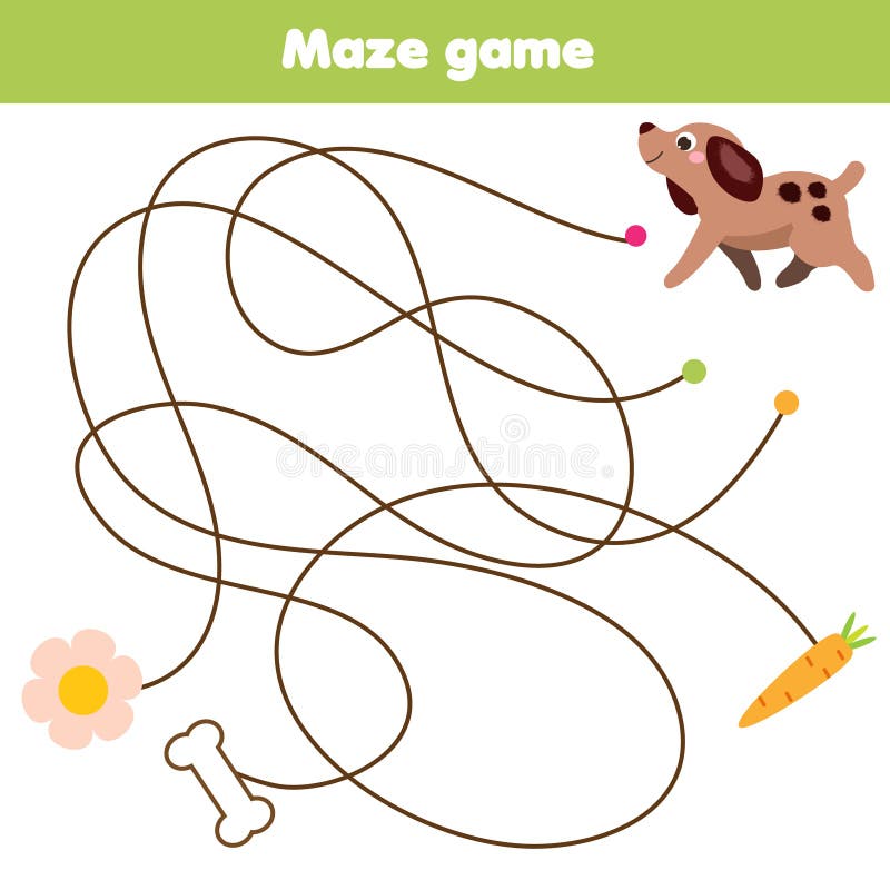 Cool Dog 3D My Cute Puppy Maze Game for Kids Free