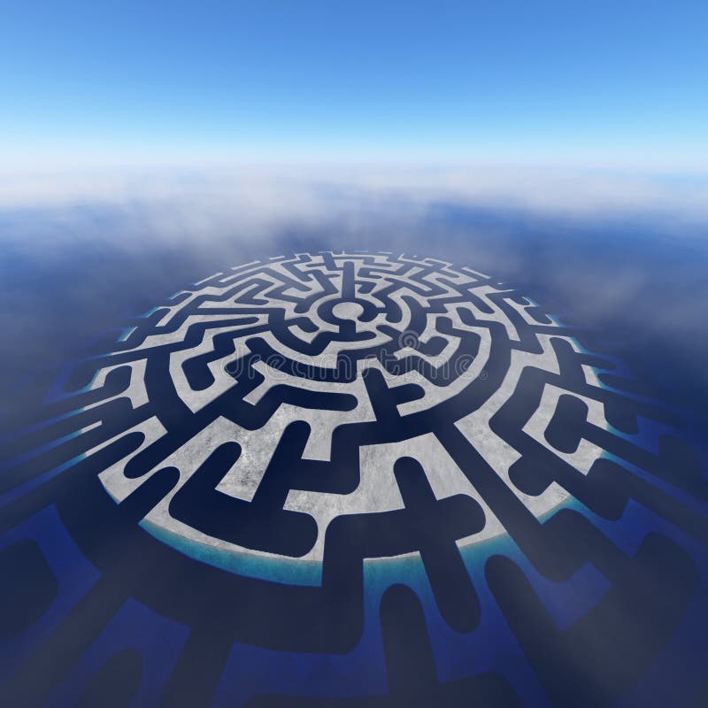 Underwater Maze Puzzle Game Stock Vector Illustration of fish, template 128564761