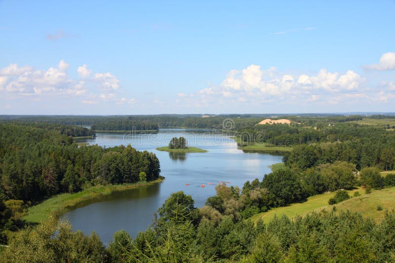 Mazury in Polonia fotografie stock Mazury in Polonia fotografie stock