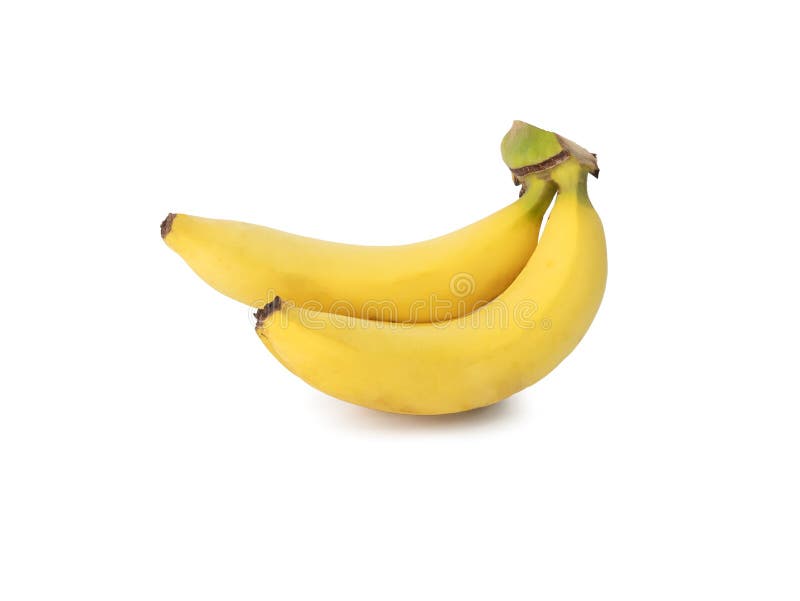 Mazzo di banana isolato sui precedenti bianchi, colpo dello studio fotografia stock Mazzo di banana isolato sui precedenti bianchi, colpo dello studio fotografia stock