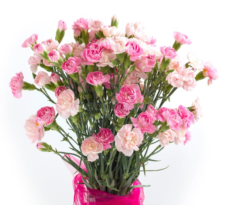 12 Teste Mazzo Garofano Fiore Di Seta Artificiale Ginese - Foto 6