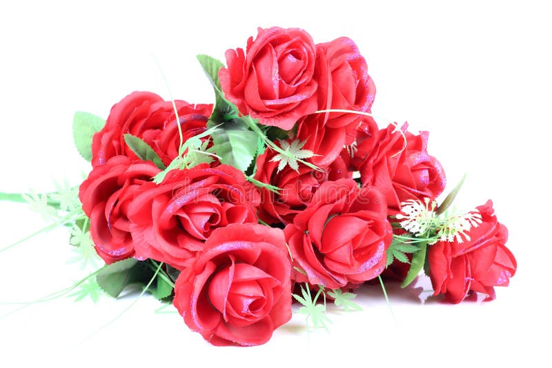 Mazzo rosso della Rosa fotografia stock Mazzo rosso della Rosa fotografia stock